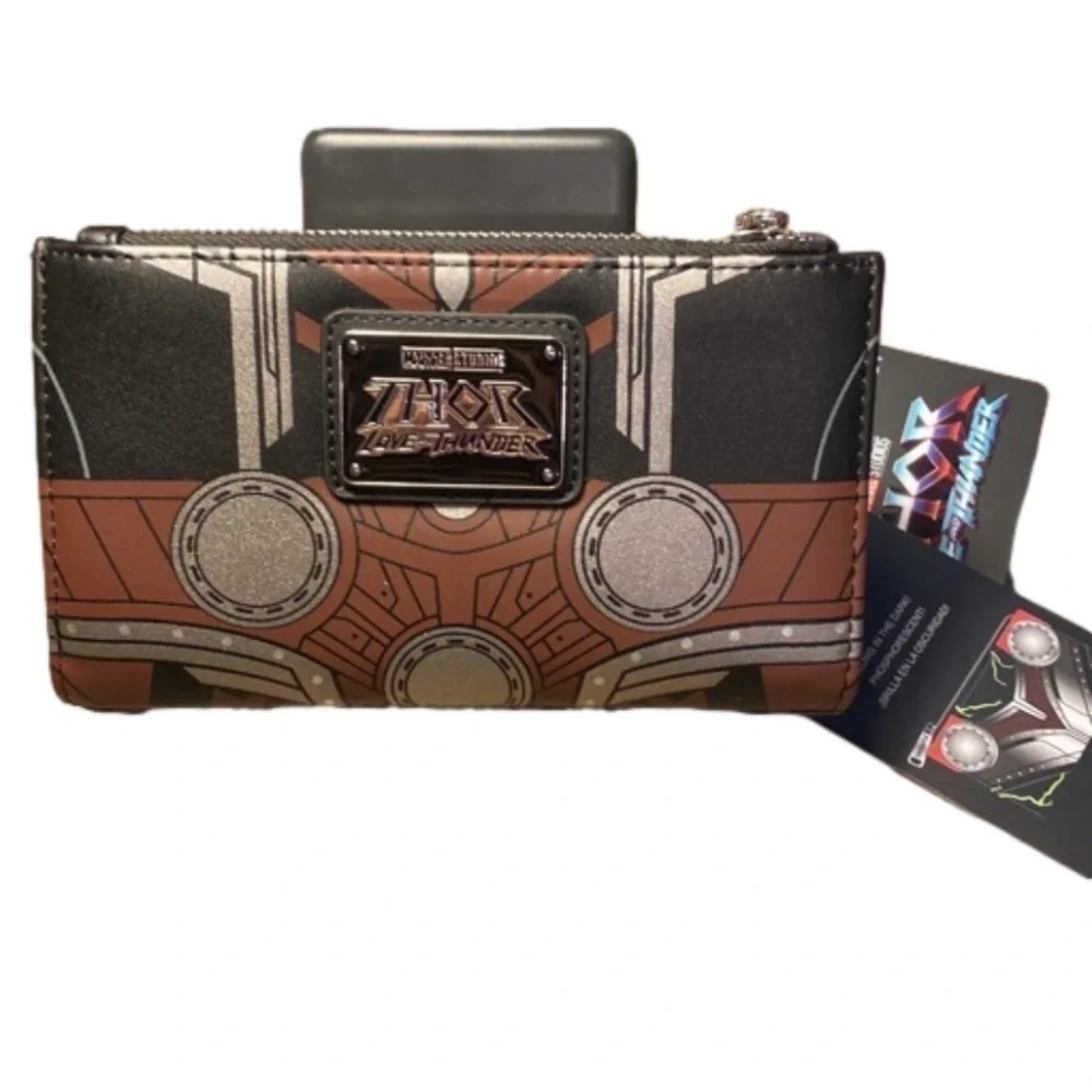 Loungefly Thor Love and Thunder Wallet Glow in the Dark Marvel Cosplay NWT
